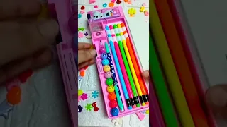 Stationery Shopping Haul #stationery #shoppinghaul #pencilcase #90's #filling #youtubepartner #short