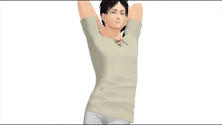 [MMD x Attack on Titan] 2 Phut Hon (KAIZ Remix) (Hange/Eren/Levi)