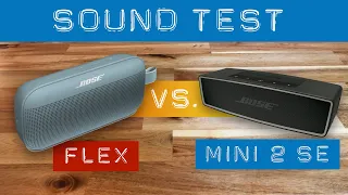 Bose SoundLink Flex vs. Mini 2 SE. Music audio quality sound test. Listen 4 different genres!