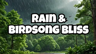 Heavy Thunderstorm with Soft Rain and Singing Birds – Ambient Sounds