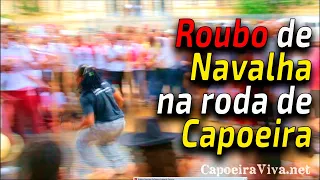 Jogo de Navalha na Roda de Capoeira da Praça da República - Gugu Quilombola e Magnata