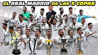 El REAL MADRID de las 5 COPAS 🏆🏆🏆🏆🏆