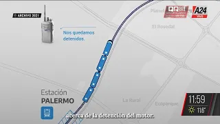 🔴 Choque de trenes en Palermo: el registro de un accidente similar en 2021