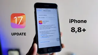 iOS 17 update for iPhone 8+ || How to install ios 17 in iPhone 8,8+