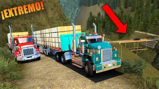 ¡EXTREMAS LOMAS Y PUENTES TENEBROSOS! | American Truck Simulator