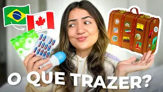 Como arrumar as malas para MORAR FORA DO BRASIL 🇧🇷🇨🇦 | Camila Montreal