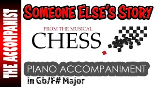 SOMEONE ELSE'S STORY from CHESS - Piano Accompaniment - Karaoke