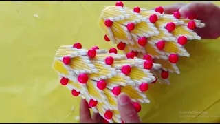 How to make flower vaseCotton bud craft idea//Room decoration idea with cotton bud