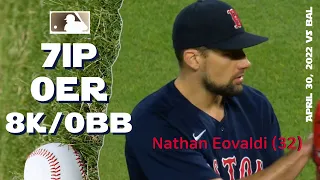 Nathan Eovaldi | April 30, 2022 | MLB highlights