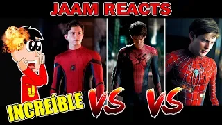 JAAM Reacts: Spiderman Vs. Spiderman Vs. Spiderman [Zarth Rap / Jay-F ft. Ivangel Music, Doble Cero]