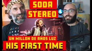 Soda Stereo - Un Millon De Años Luz (2007) his first time listening reaction 🇮🇹