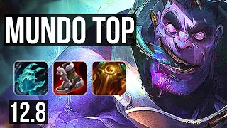 MUNDO vs KLED (TOP) | Rank 3 Mundo, Quadra, 900+ games, 13/2/3, 1.2M mastery | EUW Challenger | 12.8