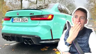 SHAKING my subscribers in BMW M3 Competition!