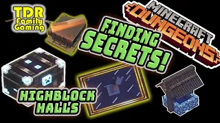 HIGHBLOCK HALLS SECRETS in MINECRAFT DUNGEONS - Underhalls, Rune, Wishing Well, Chests