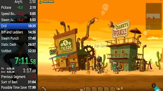 SteamWorld Dig any% speedrun in 31:20 (PC)