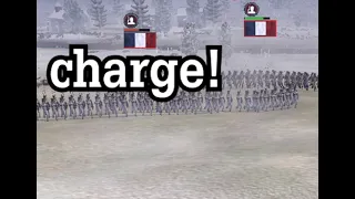 The Old Guard charge a canister cannon - Napoleon total war