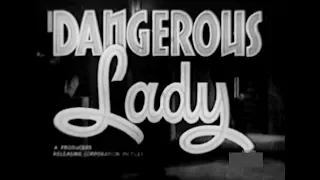 Private Detective Crime Movie - Dangerous Lady (1941)