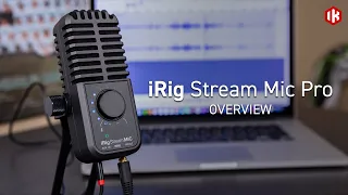 iRig Stream Mic Pro - Overview - Compact multi-pattern microphone & stereo/4-channel audio interface