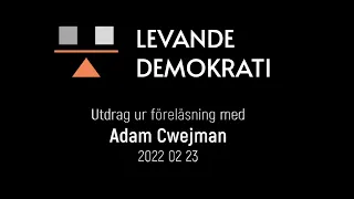 Utdrag ur föreläsning med Adam Cwejman