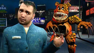 Hiding from TWISTED FREDDY & Other FNAF Animatronics in Garry's Mod!