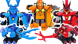 Bugsbot Ignition transform insect battle robots Karos, Hercules, Muta appeared! | DuDuPopTOY