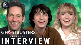'Ghostbusters: Afterlife' Interviews With Paul Rudd, Finn Wolfhard, Mckenna Grace & More