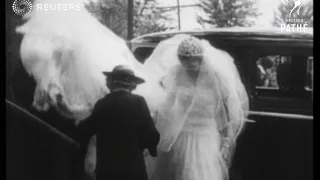 Franklin D. Roosevelt Jr. Marries Ethel Du Pont (1937)