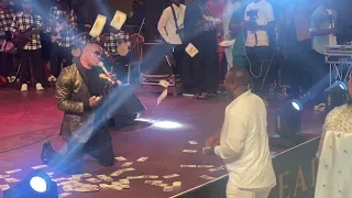 K1 DE ULTIMATE, WIFE AND CHILDREN ON STAGE AS LANRE TERIBA PERFORMS || Wasiu Ayinde