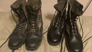 Good repro and bad repro Vietnam War jungle boots