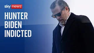 US: Hunter Biden indicted on federal gun charges