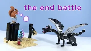 LEGO Minecraft The End Battle Ender Dragon Build Review 2019