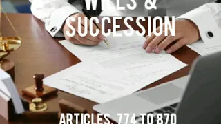 PART 1 | WILLS AND SUCCESSION