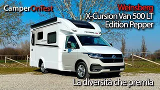 Weinsberg X-cursion Van 500 LT Edition Pepper: ottima abitabilità in spazi ridotti e buona dotazione