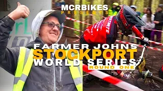 RACE DAY AT FARMER JOHNS MTB PARK! STOCKPORT WORLD SERIES - MCRBIKES