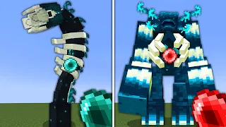 What's Inside ALL Warden Mobs and Bosses in Minecraft?!