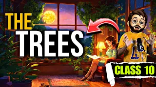 The trees poem class 10 | Animated | Full ( हिंदी में ) Explained | The trees Class 10