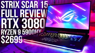 Asus Strix Scar 15 Review - Five Pounds of Pure Performance (RTX 3080, Ryzen 9 5900HX)