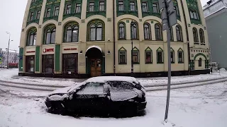 Зима Московская, сквозь заснеженные улицы и дороги! Как город живёт зимой.