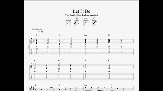 Let it be (Tab) | Rockschool Acoustic Guitar Grade 1