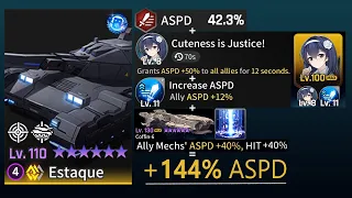 +144% Attack Speed Estaque Mech PvP [Counter:Side SEA]