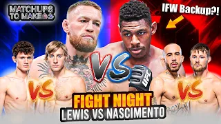 EVERY Matchup To Make After UFC FIGHT NIGHT Lewis VS Nascimento!