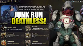 Warframe Kahl Garrison Junk Run Weekly Mission Is Perfect! Deathless Run