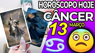 OLHO 👀👁 VOCÊ VAI CAIR DA CADEIRA COM ISSO 🪑 Câncer ♋ 13 Março 2024 Horoscopo do dia de hoje ♋ Tarot