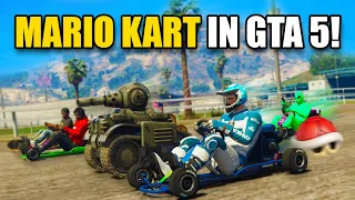 MARIO KART IN GRAND THEFT AUTO 5! | GTA 5 THUG LIFE #395