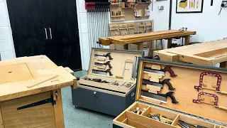 Plywood Tool Chest pt.15 - Tool Holders & Tips @Cravenconservation