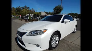 2013 Lexus ES300h luxury hybrid video overview and walk around.