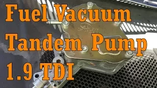 VW Passat B5 Diesel 1.9 TDI AVF Fuel Vacuum Tandem Pump .Engine wouldn't start Volkswagen