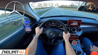 Mercedes C 220d (2017) T-Modell, Top Speed & Acceleration (0-100, 100-200, 0-200) POV by NoLimit4U