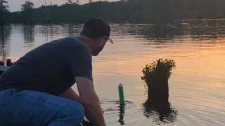 POOL NOODLE FISHING For CATFISH PO BOYS !!! (CATCH * COOK)