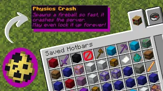 The Power of Saved Minecraft Hotbars And a Hidden World Of Illegal Items